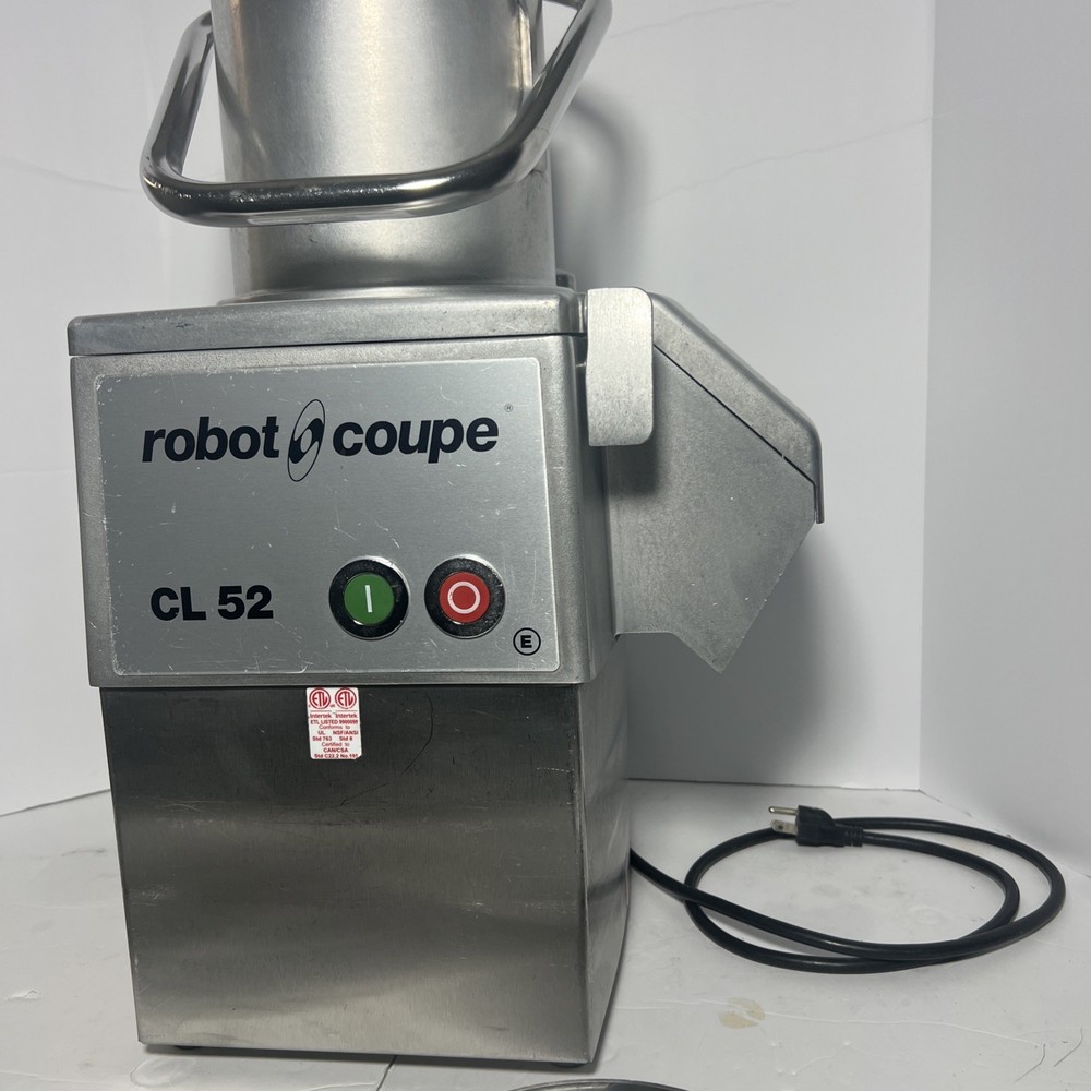 Robot Coupe CL 52 E Series E Continuous Feed Vegetable / Food Processor W/ Discs