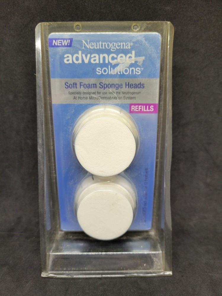 Neutrogena Advanced Solutions Soft Foam Sponge Heads Refills NEW!