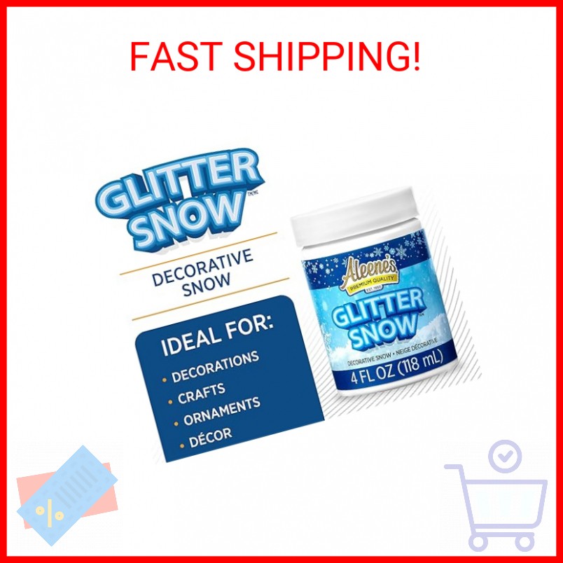Aleene's Glitter Snow 4oz