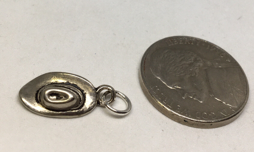 MINI COWBOY HAT CHARM PENDANT WESTERN COOL!