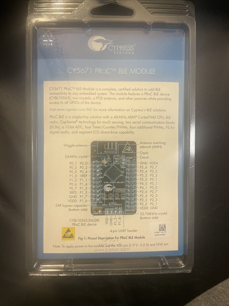 Cyprus perform CY5671PROCBLE module