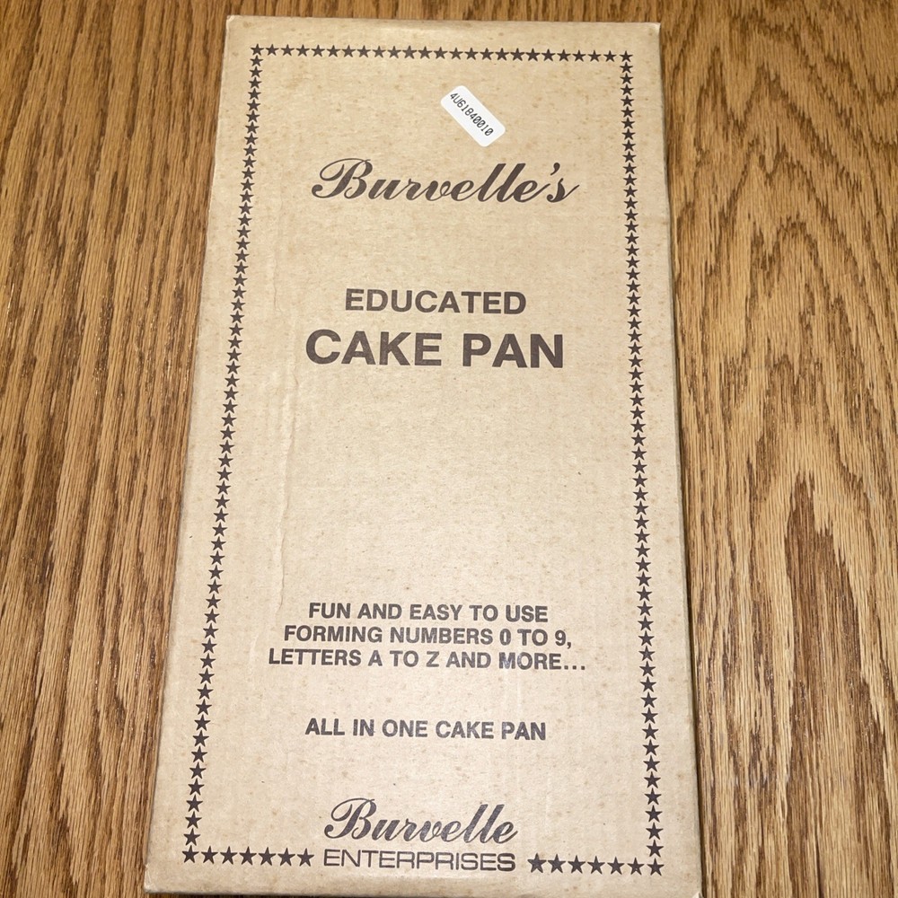 New Burvelle’s Educated Cake Pan Opened Box