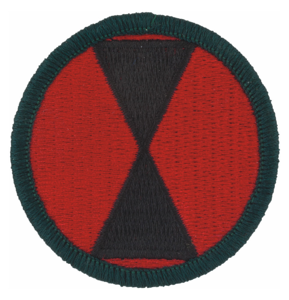 7th Infantry Division Patch - Full Color Dress