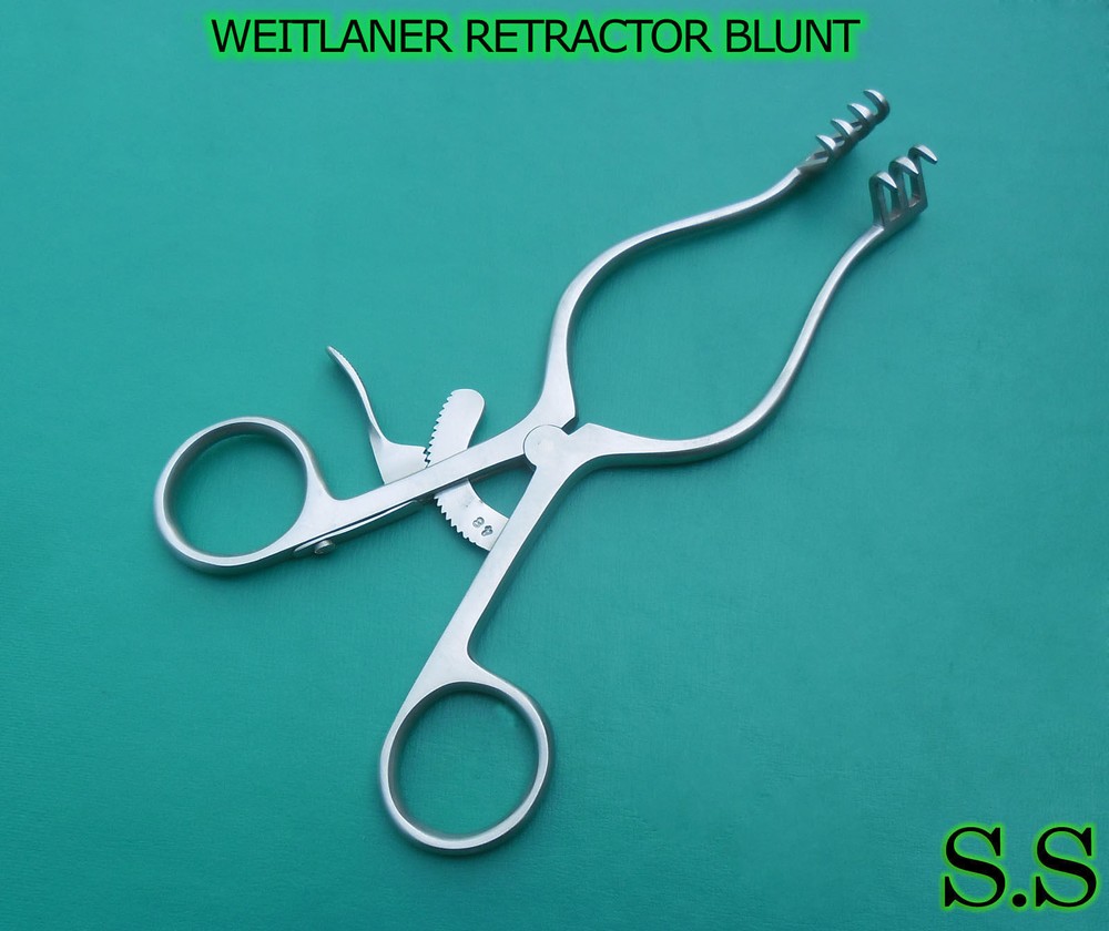 Weitlaner Retractor 5.5" BLUNT 3x4 Surgical Veterinary Instruments