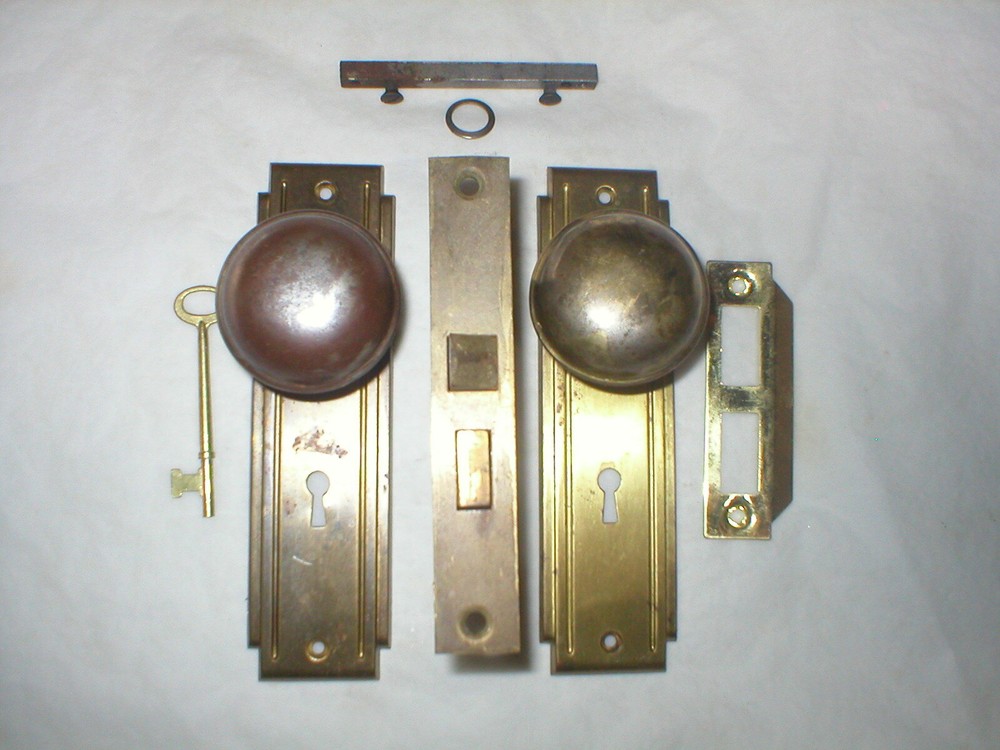Antique Art Deco Era Door Hardware