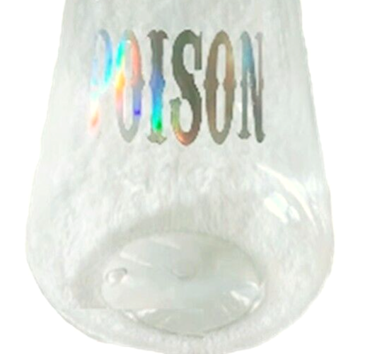Halloween Clear Plastic POISON BEAKER FLASK Laboratory Potion Prop Party Decor