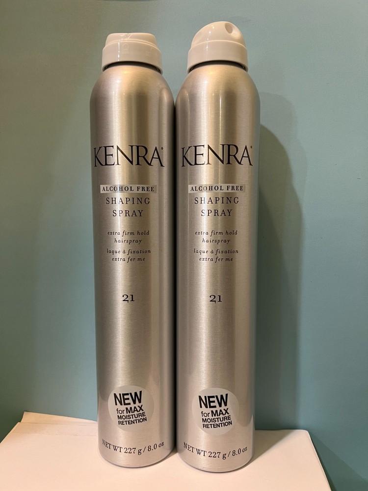 2 Kenra Shaping Spray #21 8oz New & Authentic