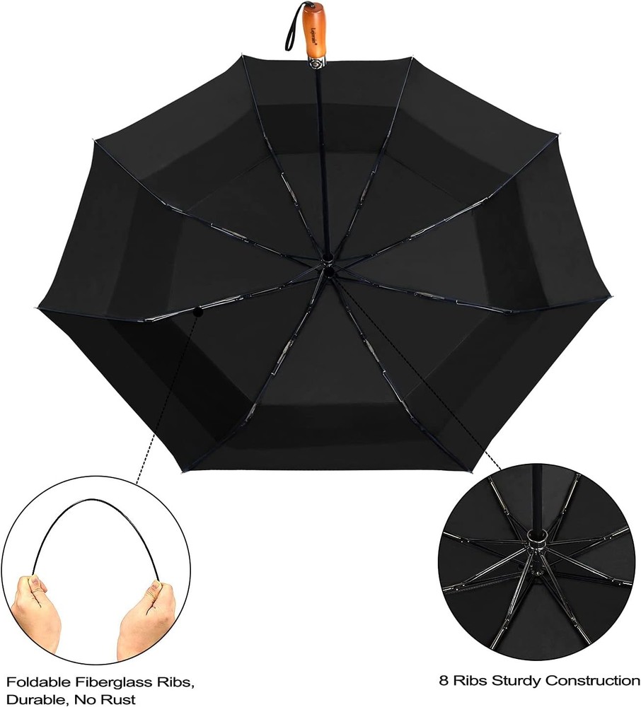 Large Compact Golf Umbrella Oversized Auto Open Close Folding Golf Umbrella