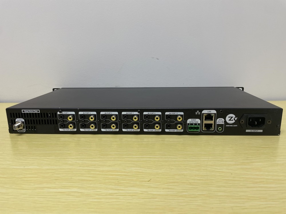 ZeeVee HDb2312 Digital Video Encoder / Modulator 12Channel NTSC SD Composite