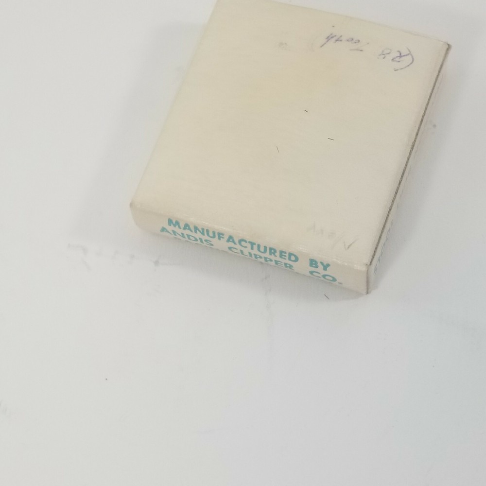Vintage Andis Clipper Blades Box Only Improved Andis Master