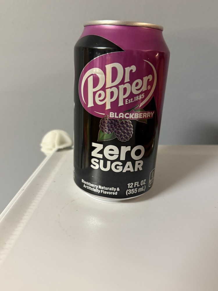 Dr Pepper Blackberry Zero Sugar 12 oz Can