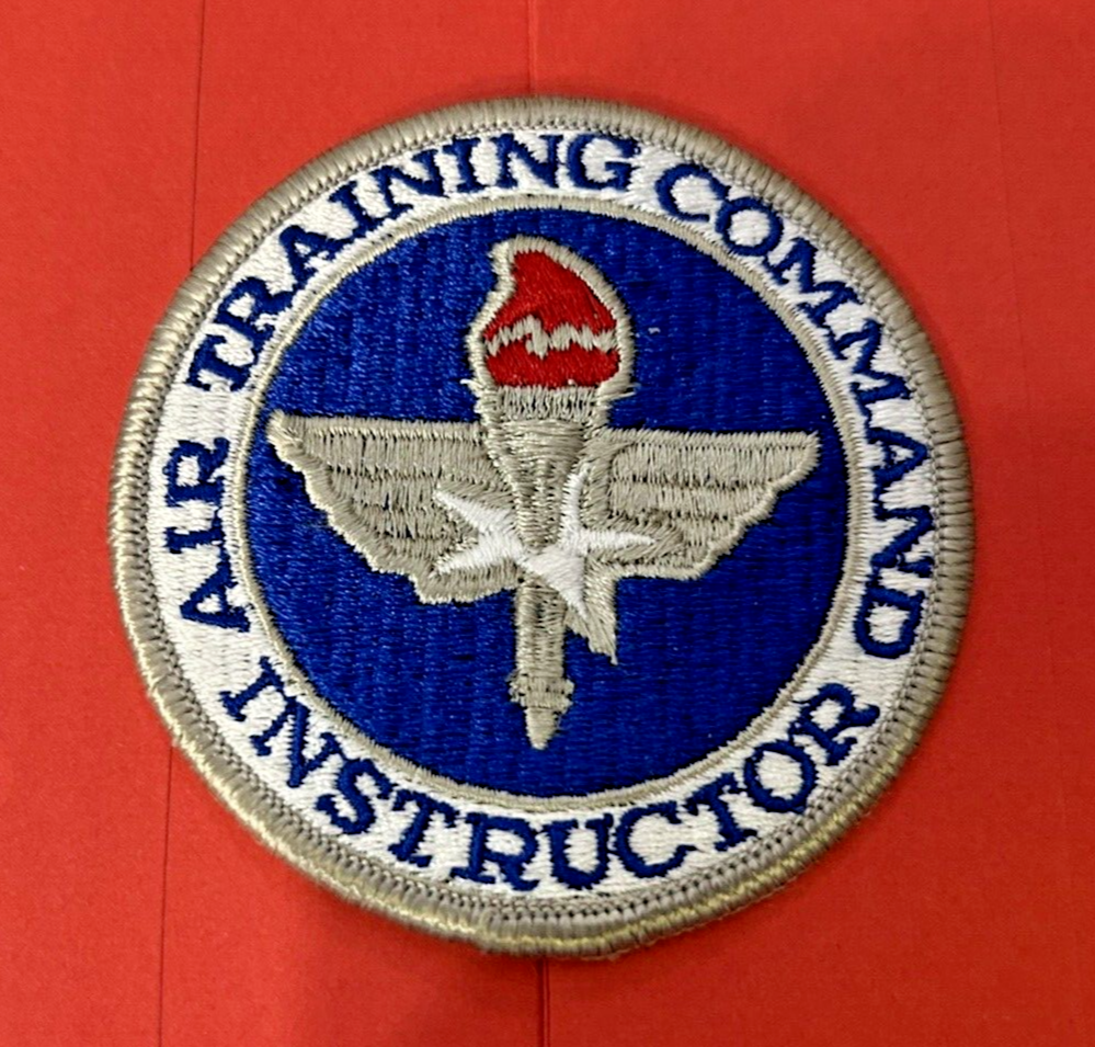 Instructor Air Training Command Jacket Patch USAF-Iron or sew on**