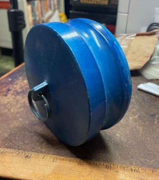 Aluminum 4” (?) Camlock Pipe Plug