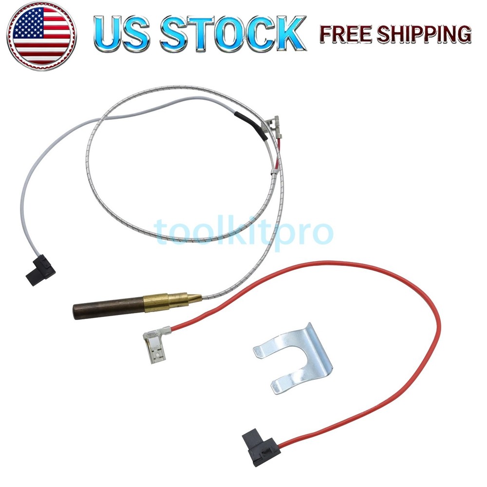 Gas Thermopile, 21"INCH, 750mV, For Water Heaters, Natural/Propane Gas 100112328