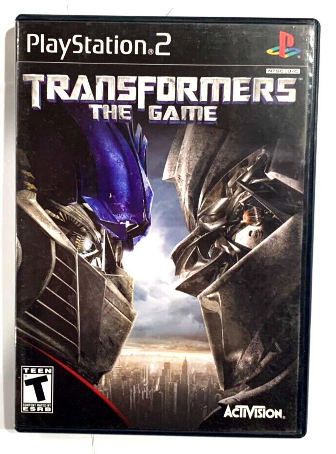 Transformers: The Game (Sony Playstation 2, PS2 Authentic Replacement Case Only