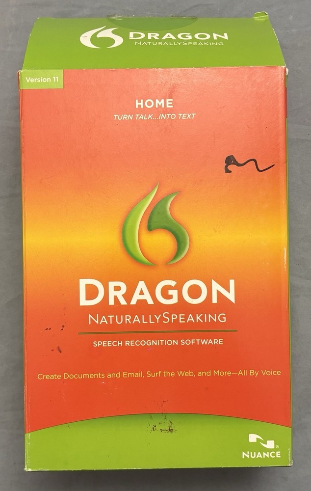 Dragon: Naturally Speaking - Home Version 11 w/ Head Set