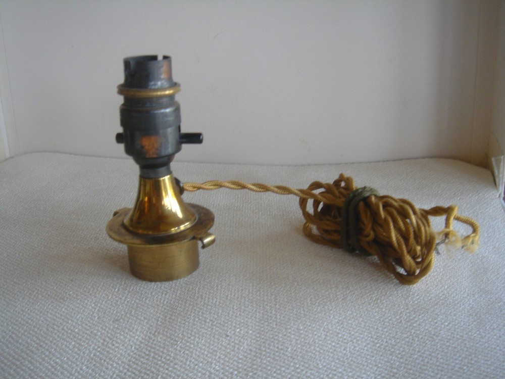 Antique. Hinks & Son.  Electric  converted  Lamp socket