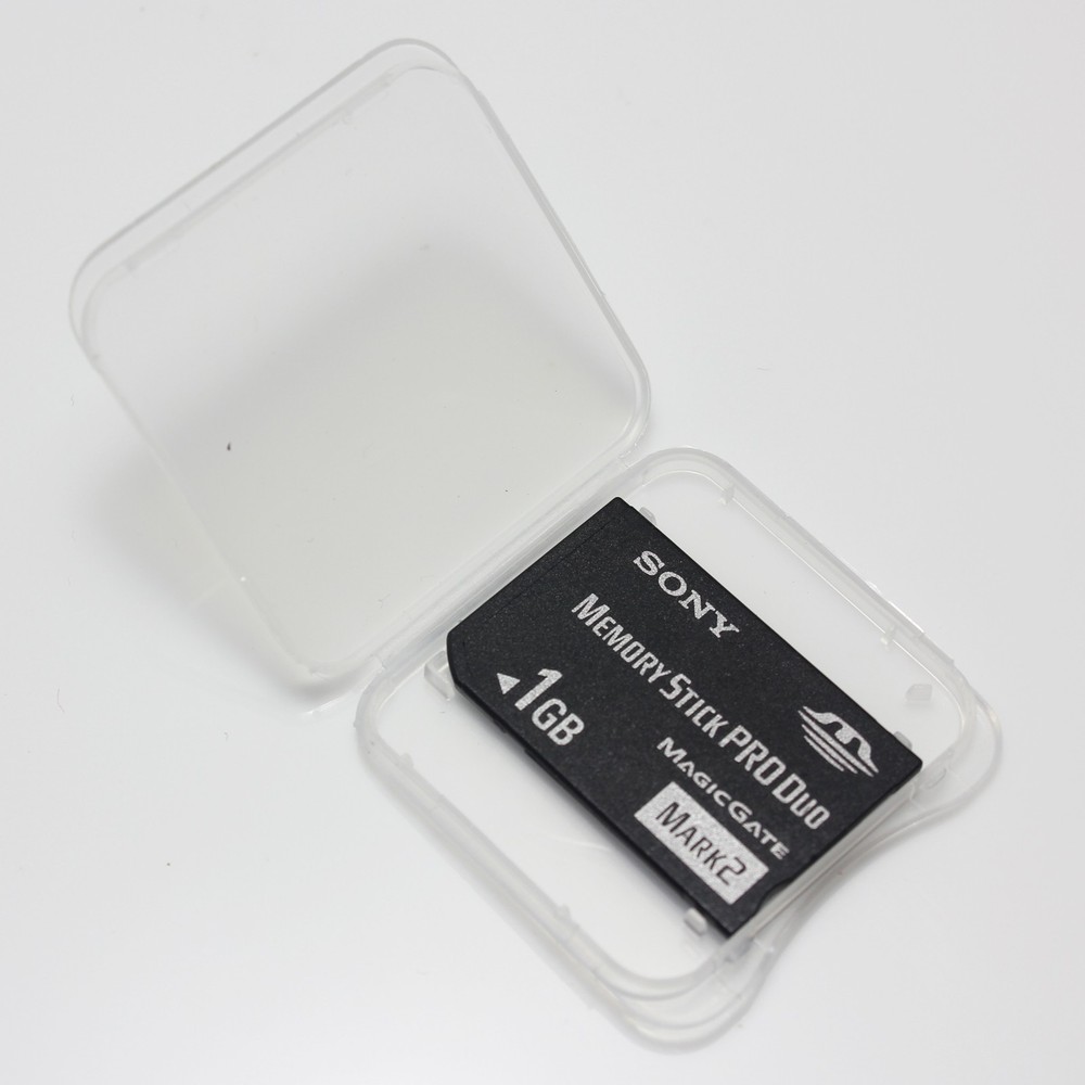 10-Pack MS Memory Stick Pro Duo Cases Plastic Protective Holders Bulk Storage