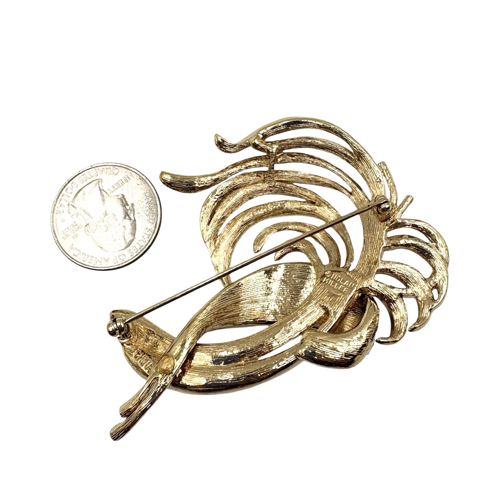 Nolan Miller Wave Tree Brooch