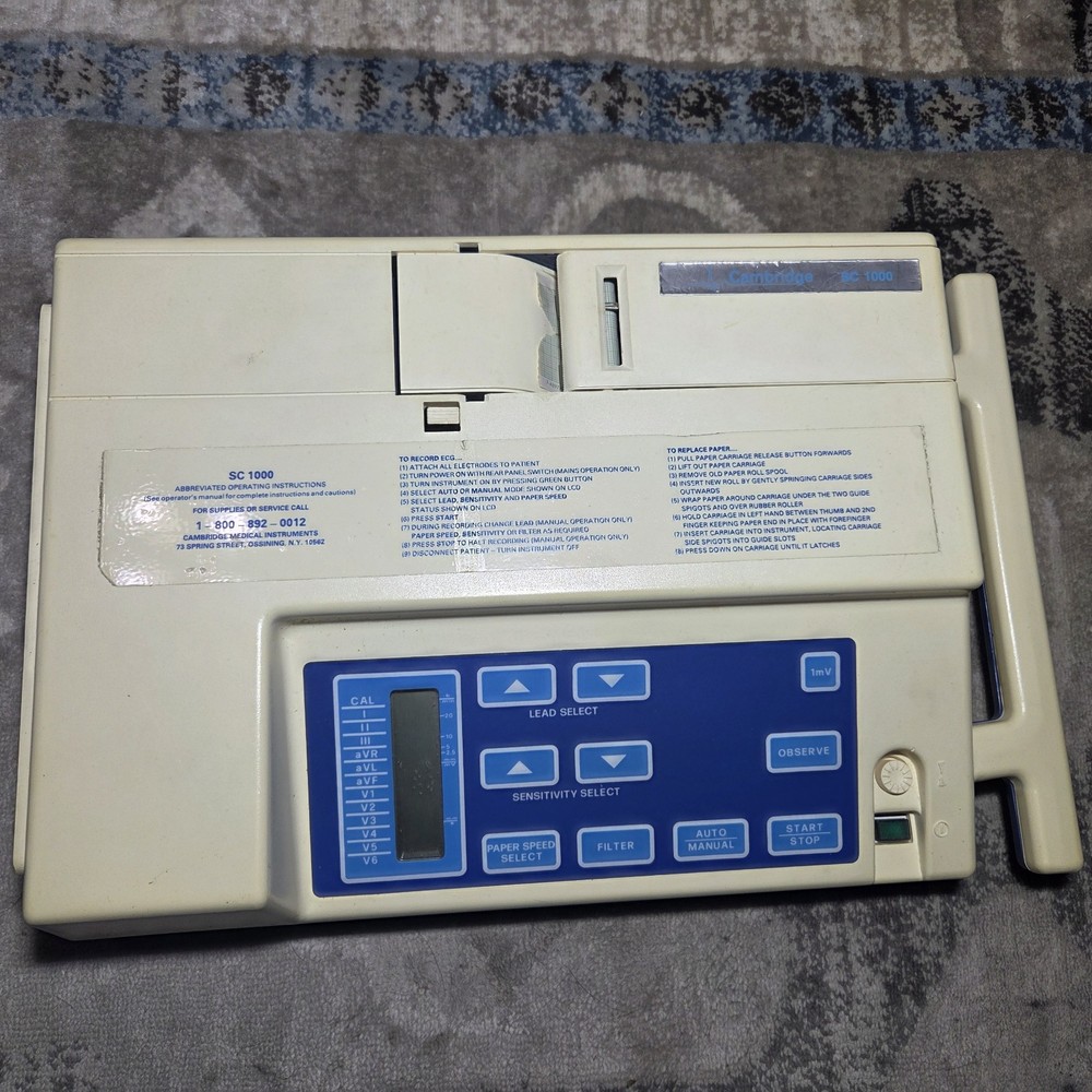Cambridge SC 1000 EKG Machine