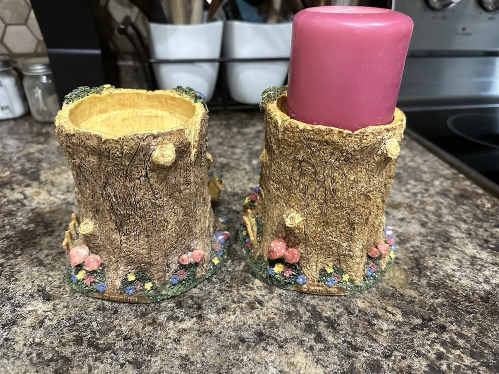 2 Easter Decor Candle Holders