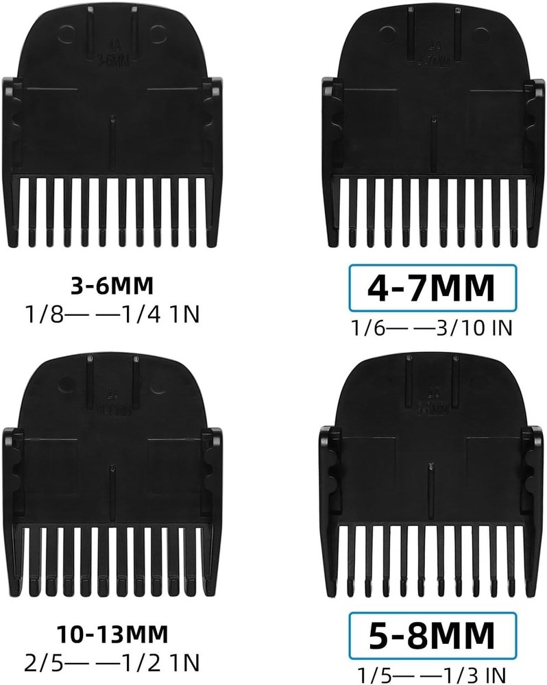 4 Pack Manscaped 4.0 Replacement Guards for Precision Grooming - Waterproof