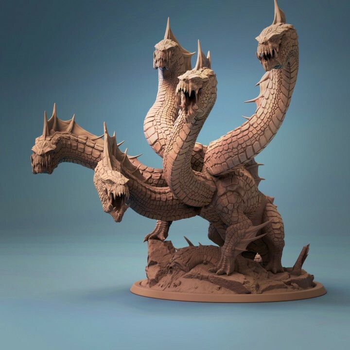 Hydra Miniature | D&D DnD | Wargame| Pathfinder | RPG