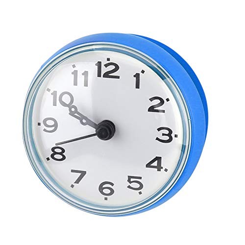 Waterproof Bathroom Shower Clock, Suction Cup Wall Clock Mini 2.8"x1.6"