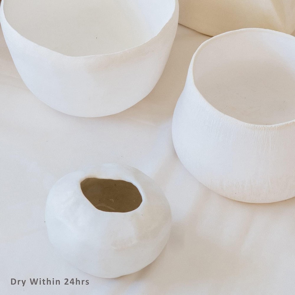 Natural Air-Dry Modeling Clay - Pottery Sculpting Tool Set ...