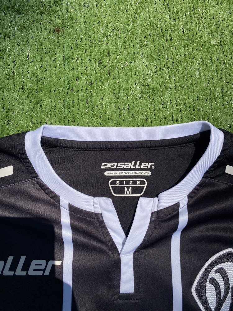 VFR Aalen Home Jersey Black And White 2017/2018. Size Medium