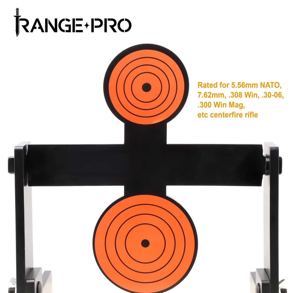 Centerfire Rifle Spinner Target, 4" & 5" Combo