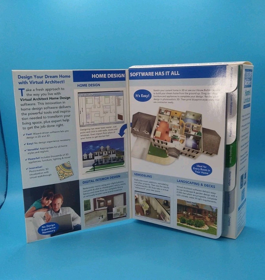 Virtual Architect Home & Landscape Platinum Suite PC CD-ROM