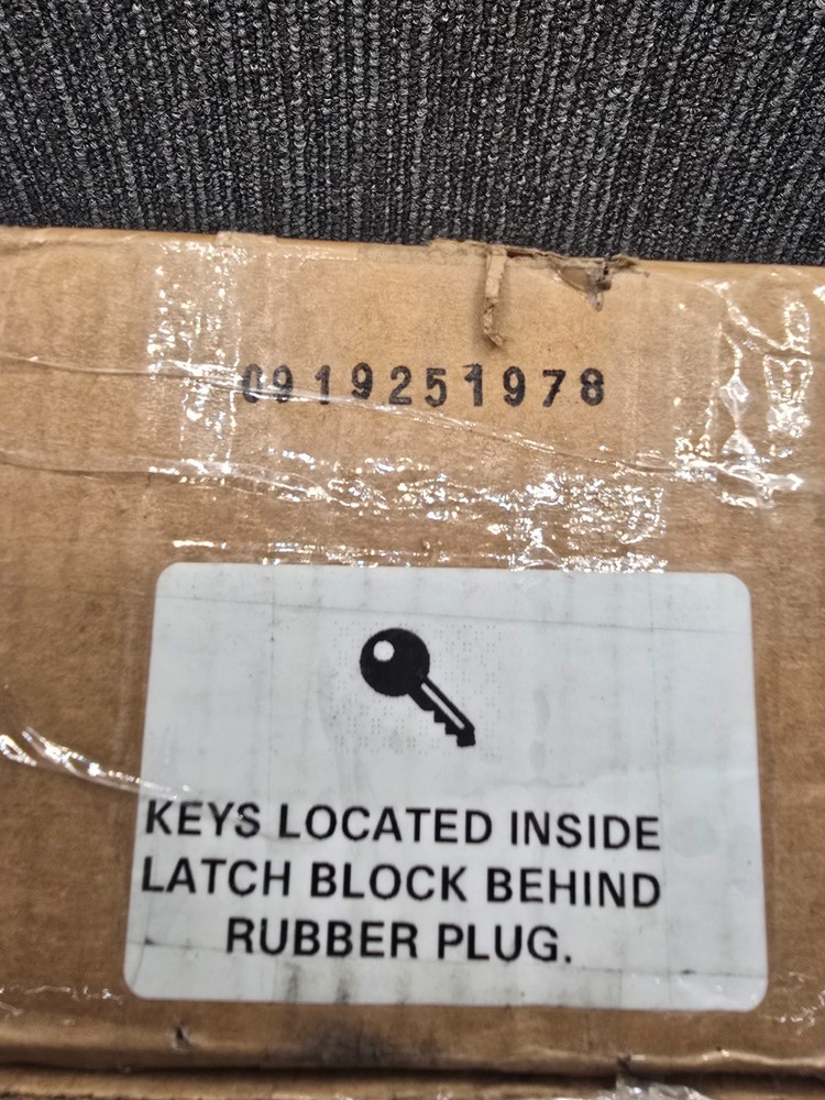 Bolt-On Latch Block Key Lock Replacement