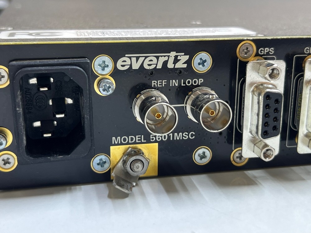 Evertz 5601MSC Master SPG/Master Clock System