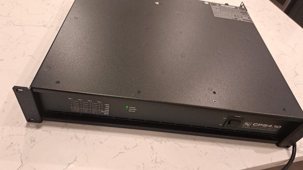 Усилитель мощности Electro-Voice CPS4.10 4x 1000 Вт, входное сопротивление 20 кО