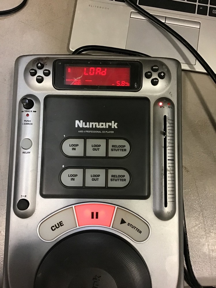 Numark Axis 4 Professional DJ CD Player – Used, Sold AS-IS