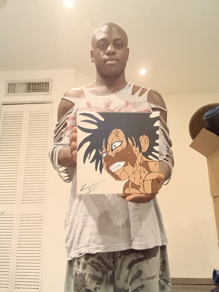 Black Gaara painting