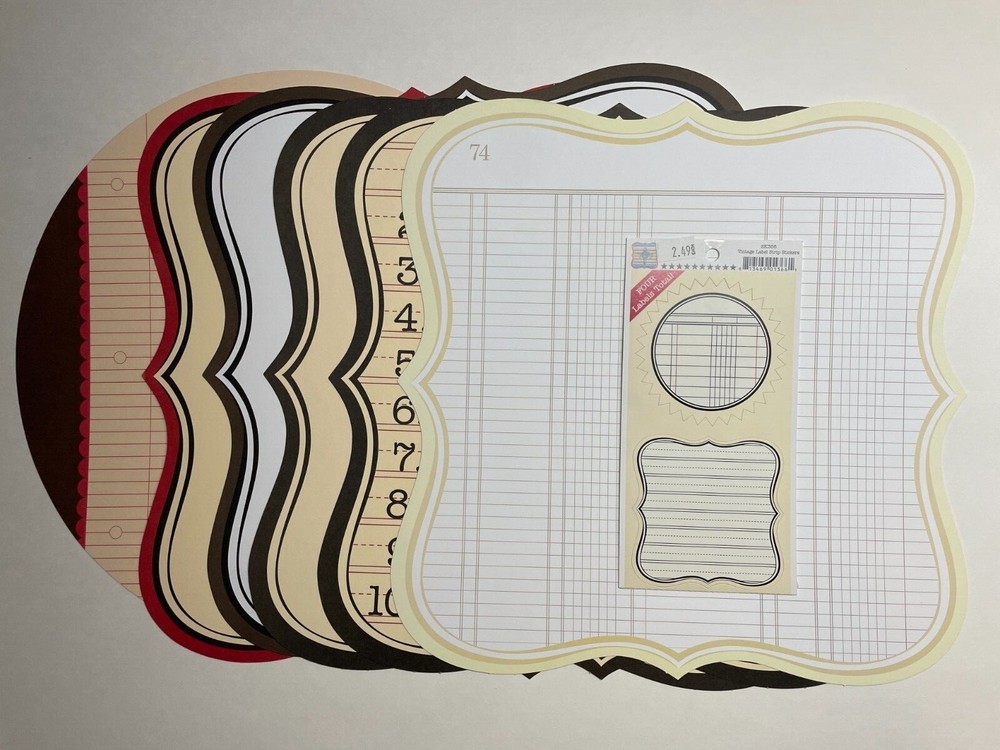 JENNI BOWLIN ASSORTED DIE CUTS AND STICKERS