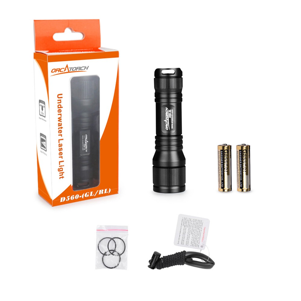OrcaTorch D560-GL Green Laser