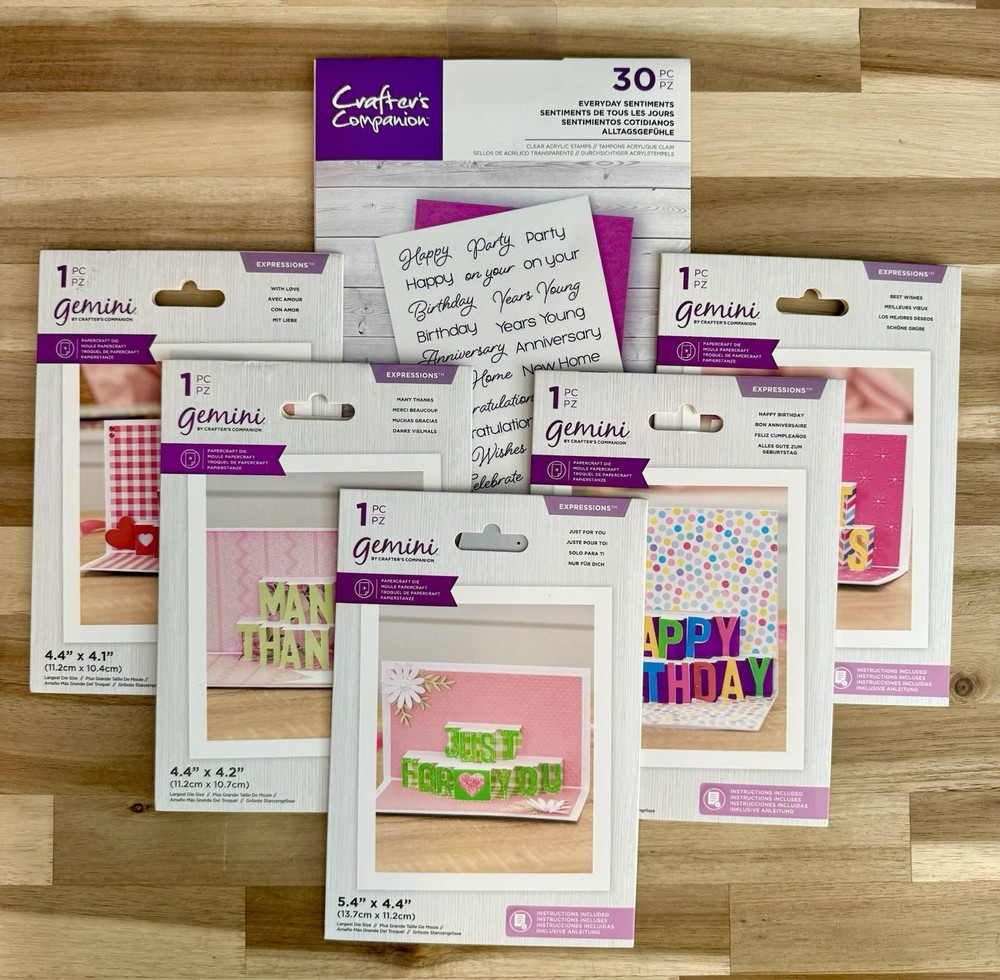 Crafter’s Companion Stamp & Die Bundle
