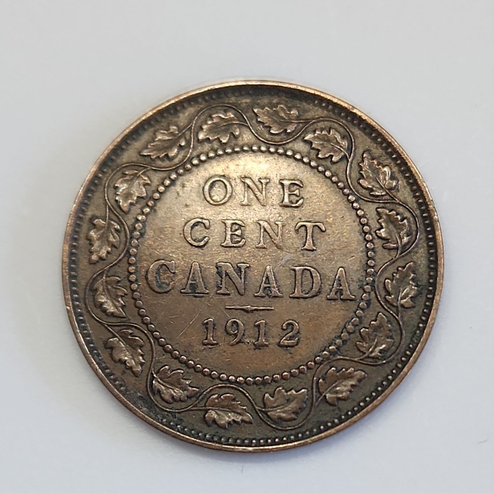 CANADA 1 CENT 1912 George V.