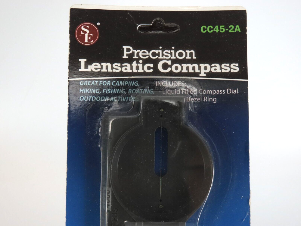 NEW SE Lensatic Precision Compass Folding Scouting Hiking Outdoors Navigation