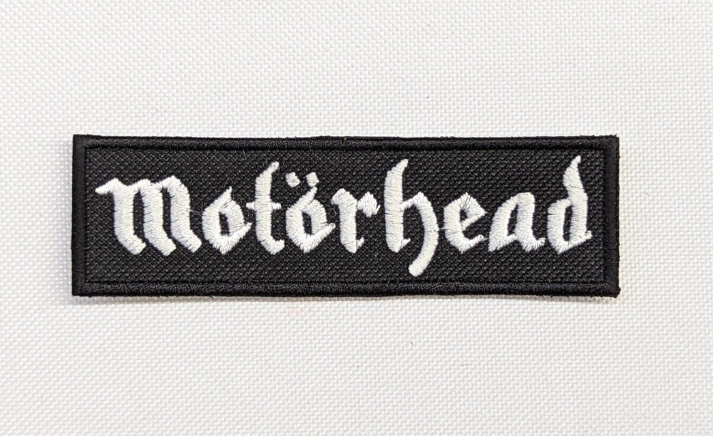 Motorhead Patch Iron on Embroidered Metal  patch