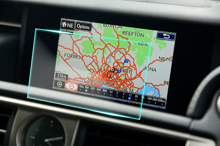 Crystal Clear Screen Protector for 2013 Lexus IS350 Vehicle Navigation