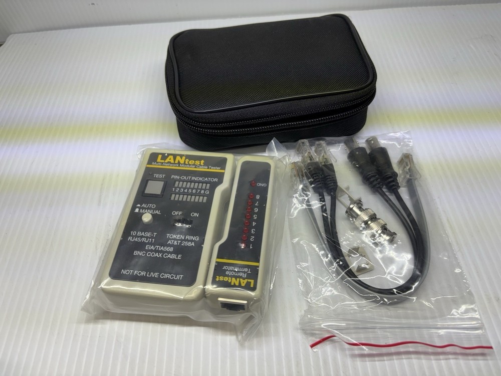 Hobbes LANtest 2565511 Kit (Network & Modular Cable Tester)