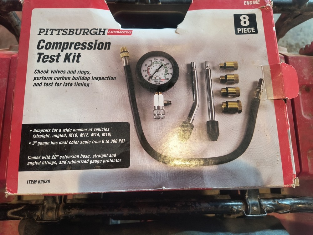 Pittsburgh Compression Test Kit  62638 8 PC Kit
