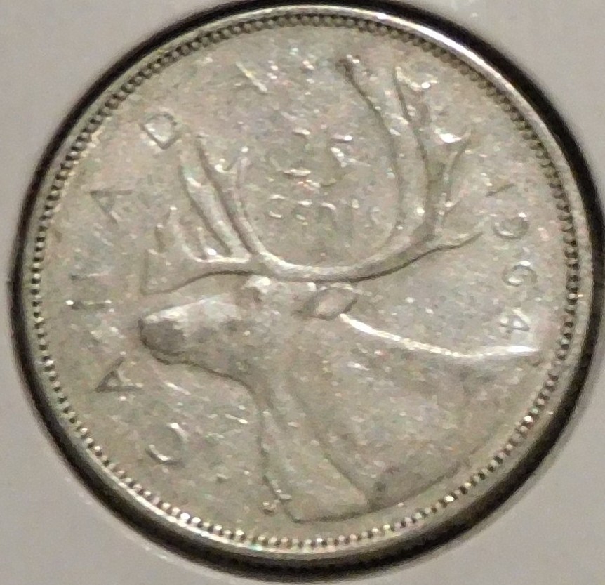 Canada Silver Quarter - 1964 [07]