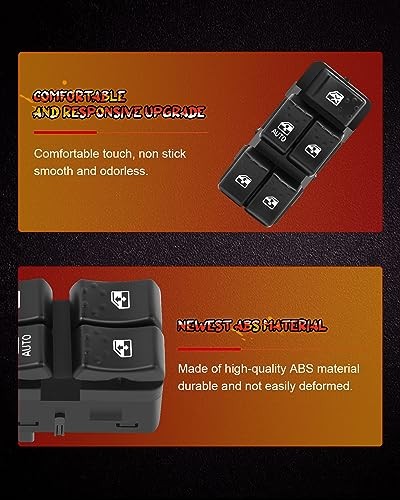 22664398 Master Window Control Switch Power Window Switch Compatible with 2003