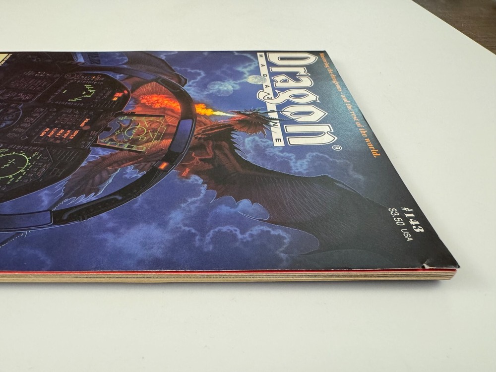 Dragon Magazine #143 in Fine Condition TSR D&D