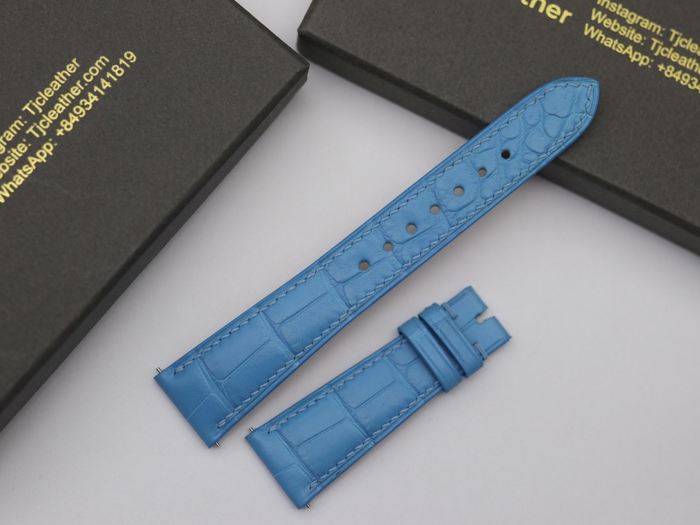 Customize Alligator Watch Strap - Crocodile Watch Strap - Leather Watch Strap